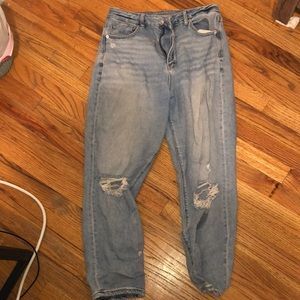 Stretch curvy mom jeans